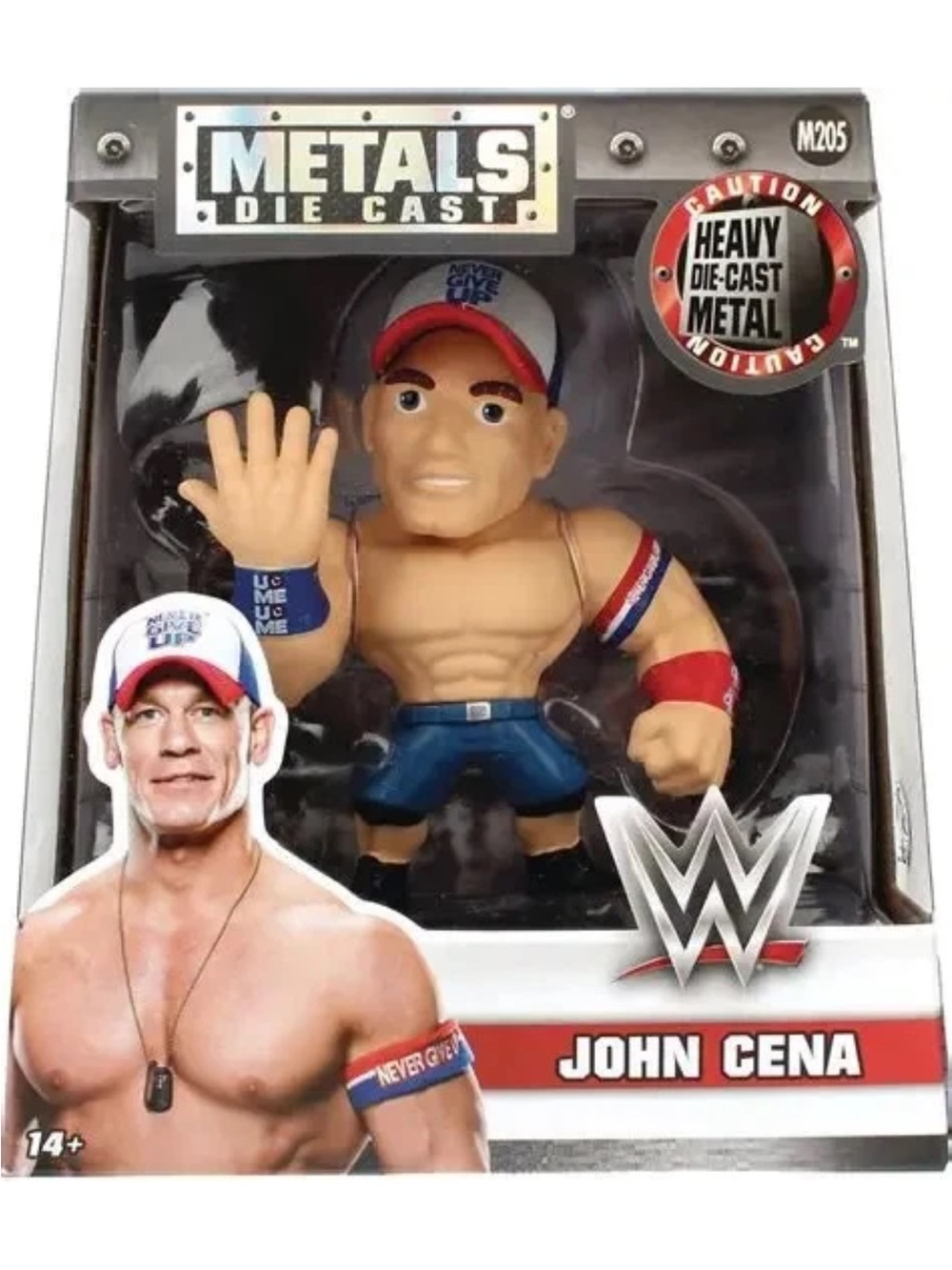 John Cena Collectible Jada Toys WWE Wrestling 4" Diecast Metals Figure
